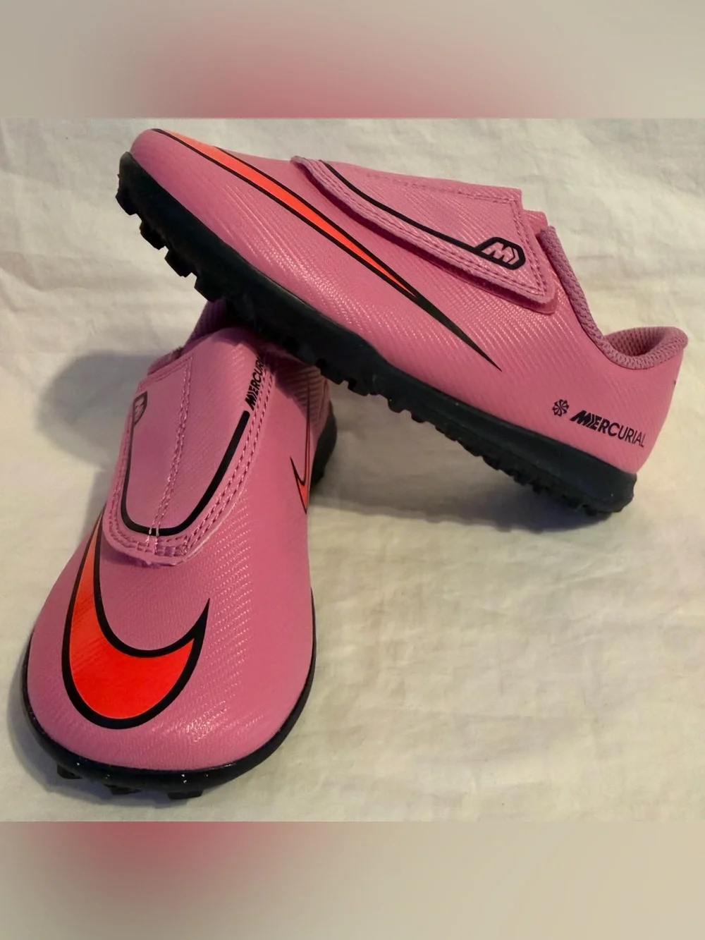 Nike Jr Mercurial Vapor 16 Club PS Turf Soccer Shoes FQ8291-600 Toddler Sz: 11C